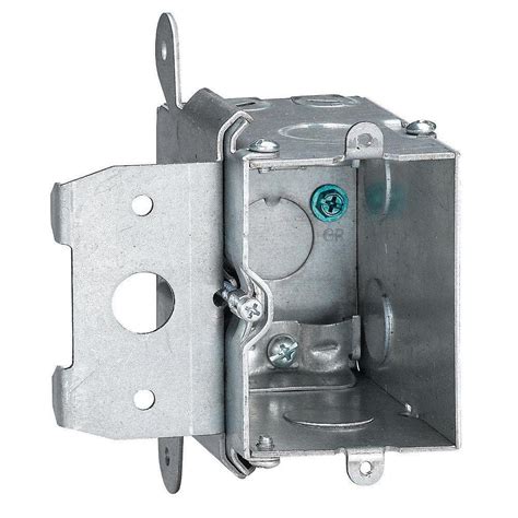 bracket metal electrical box|electrical outlet box home depot.